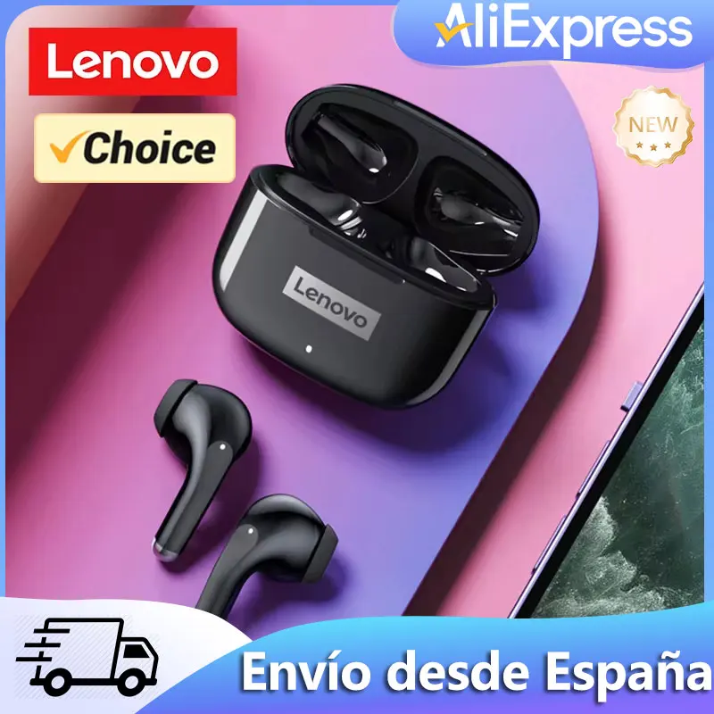 Choice Lenovo LP40Pro auriculares inalámbricos Bluetooth reducción de ruido auriculares de baja latencia música juegos auriculares de modo Dual