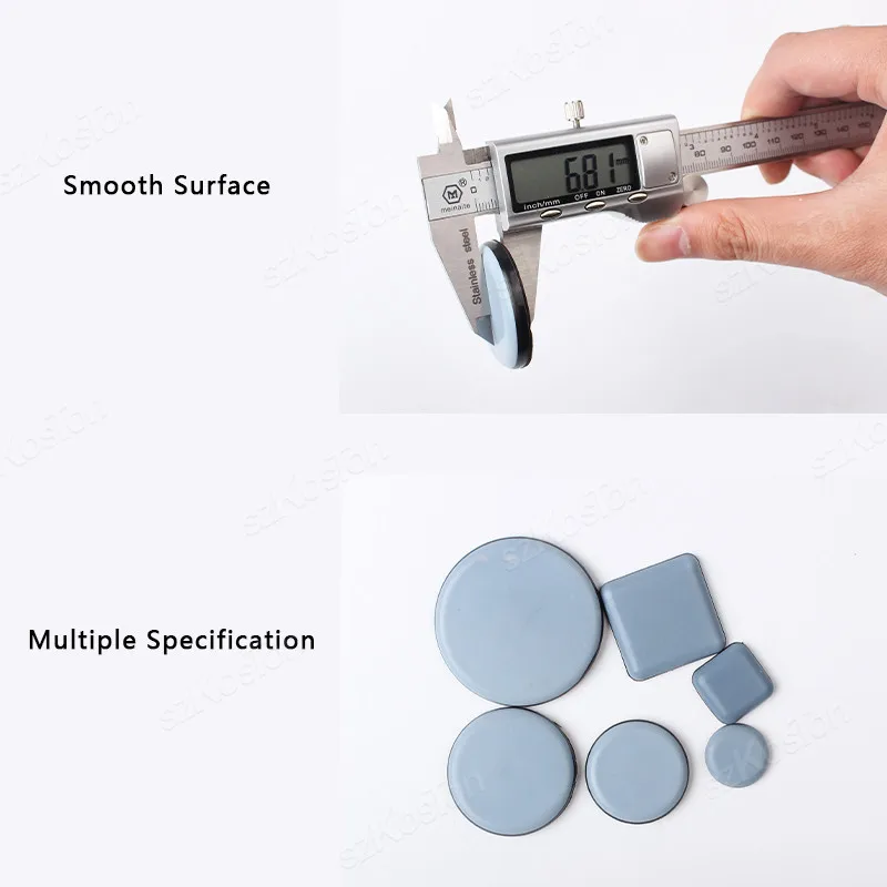 4 ชิ้น/ล็อตฟุตเครื่องร่อนเลื่อนแผ่นเฟอร์นิเจอร์ Sliders เฟอร์นิเจอร์เครื่องร่อน PTFE Floor Mover Pads สําหรับครัวเรือนป้องกัน