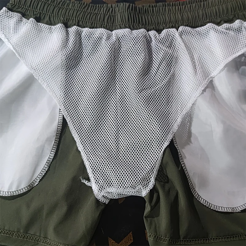 Herren-Badehose mit Reißverschlusstaschen, Netzfutter, Sommer-Strand-Boardshorts, schnell trocknend, zum Schwimmen, Badeanzug, Badebekleidung