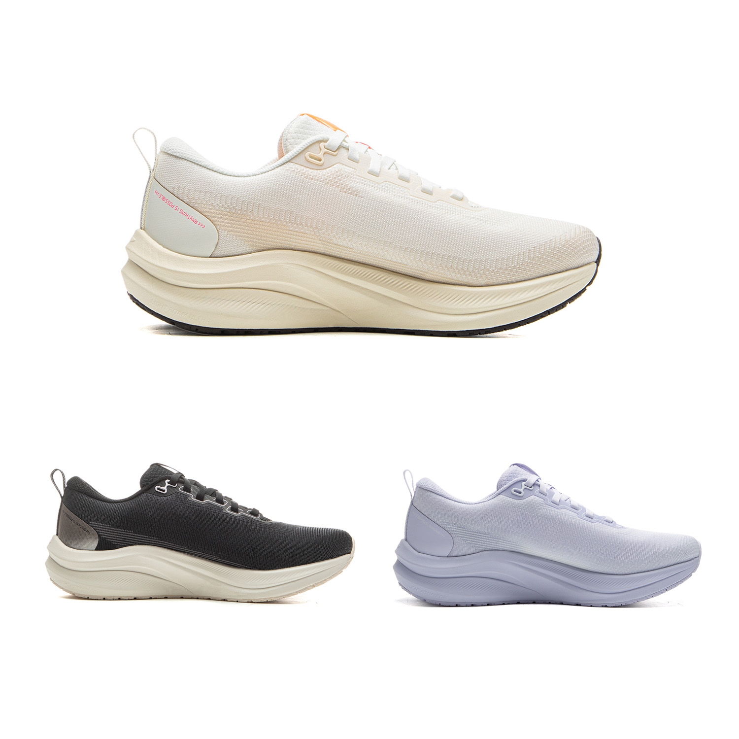 Li-Ning Damen RED HARE 8-Racing-Laufschuhe LIGHT FOAM ULTRA Elastizität und Haltbarkeit Futter Professionelle Turnschuhe ARPV014