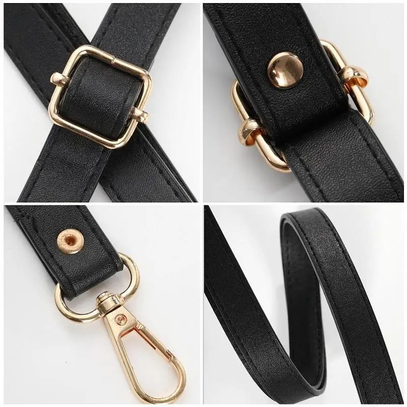 Tracolla per borsa a tracolla in morbida pelle oro/argento 65-130 cm Tracolla regolabile per borse Borse di ricambio Accessori Tracolla per borse