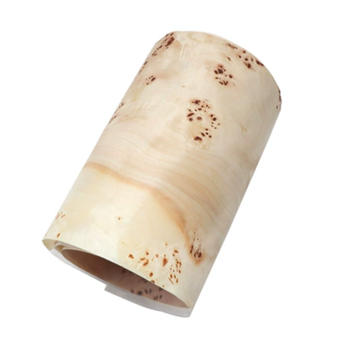 Length:2.3meters Width:230mm T:0.25mm Naturally White Poplar Tumor Wood Veneer Sheets Guitar Skateboard Backpack Decoration