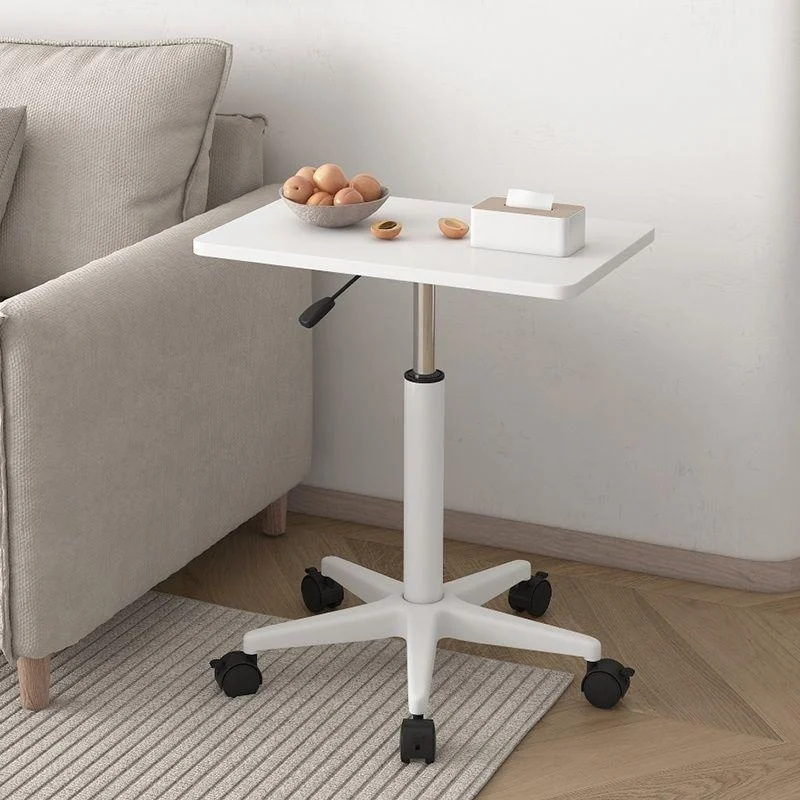 소형 침대 옆 스탠드 테이블 도르래가 달린 책상 리프트 책상 컴퓨터 책상 이동식 소형 책상 옆 책상