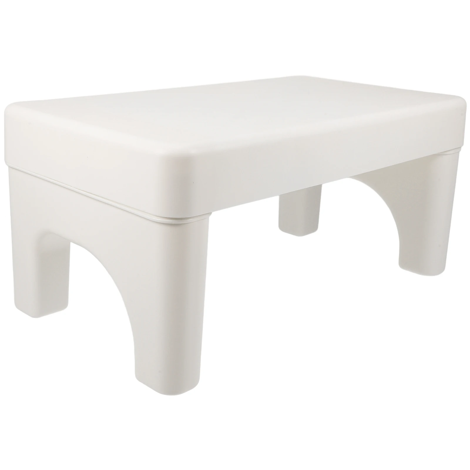 White Thick Toilet Foot Stool For Foldable Poop Step Stool Bathroom Anti Slip Potty Stool With High Bearing Capacity Home