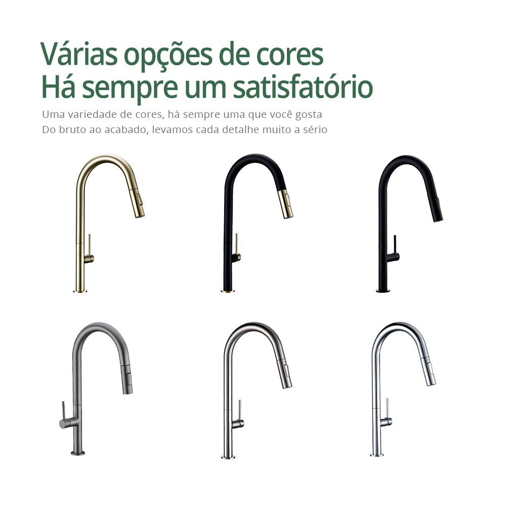 Gunmetal torneira da cozinha 360 graus de rotação torneira da cozinha pull out bico misturador da cozinha único punho água quente e fria pia