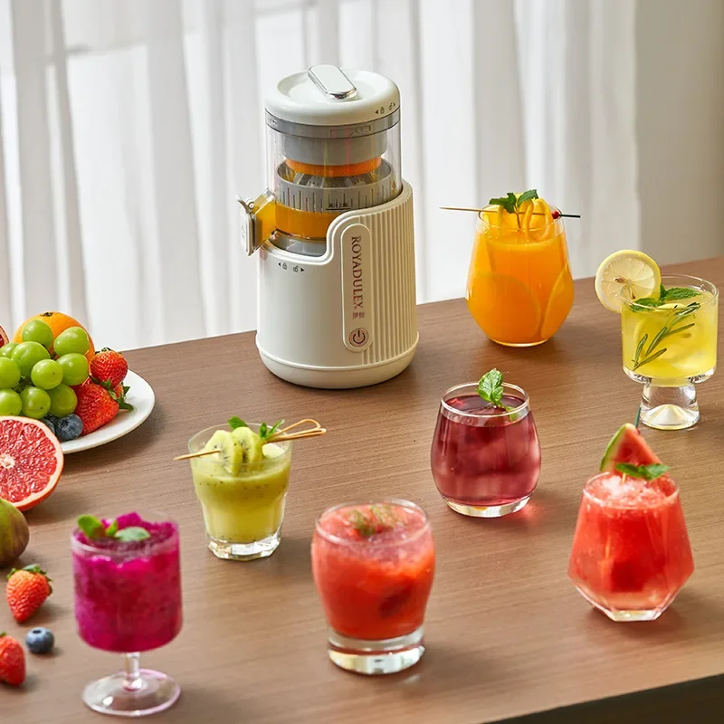 Large-Diameter Orange Juicer Juice And Pulp Separator Home Tea Shop Vegetable Fruit Juicing Machine for Kitchen Use