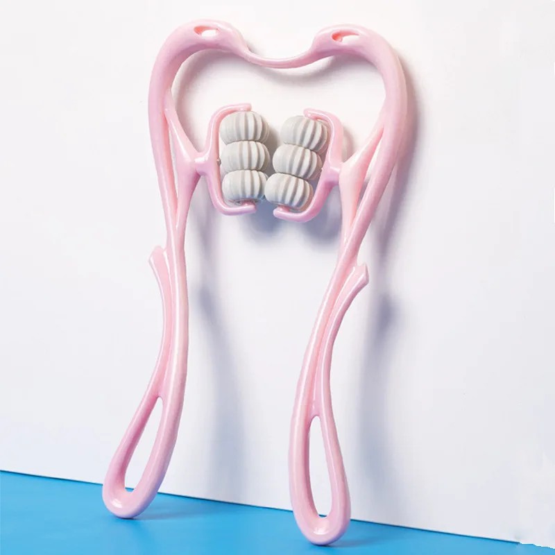 เครื่องนวดคอแบบหนีบนวดคอสิ่งประดิษฐ์สำหรับเครื่องนวดคอแบบ6ล้อด้วยมือใช้งานได้หลากหลายใช้ในบ้านบรรเทาความเมื่อยล้า