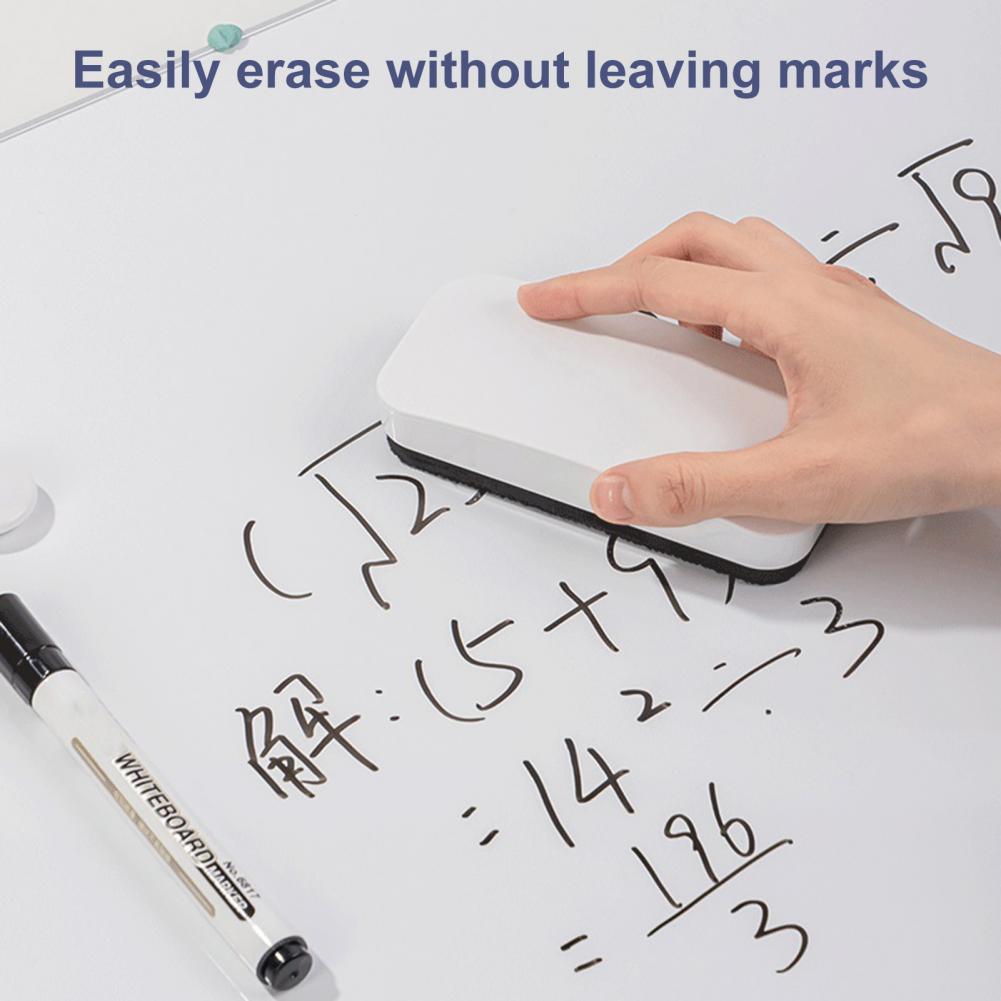 Helpful Long Life Whiteboard Eraser Electrostatic Cloth Classroom Magnetic Black Board Brush School Supplies Wipe Clean