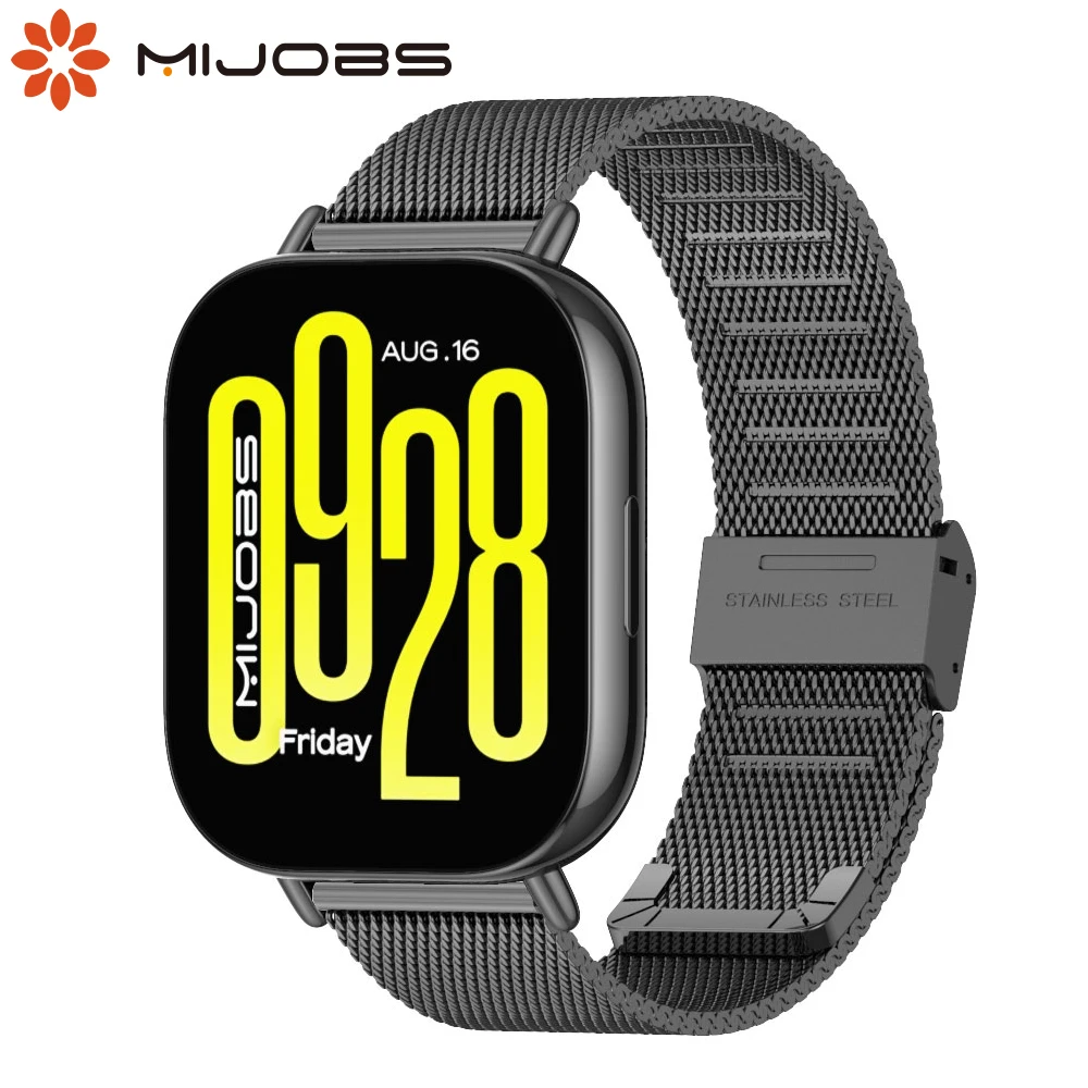 Металлический ремешок для часов Xiaomi Redmi Watch 5 Active/5 Lite, сменный ремешок из нержавеющей стали Redmi Watch 5 Lite, браслет на запястье