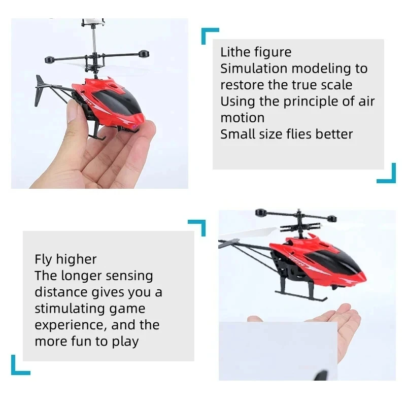 Wiederaufladbare Mini-RC-Drohne mit Fernbedienung, sicher, sturzsicher, RC-Hubschrauber, Drohne, Kinderspielzeug (keine Batterie mit Fernbedienung)