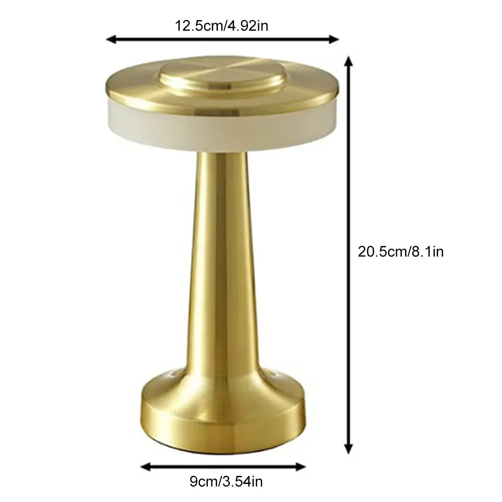 Lampada da tavolo a Led retrò Usb ricaricabile luce notturna infinitamente dimmerabile luce da campeggio adatta per Bar lampada camera da letto Decoratio Light