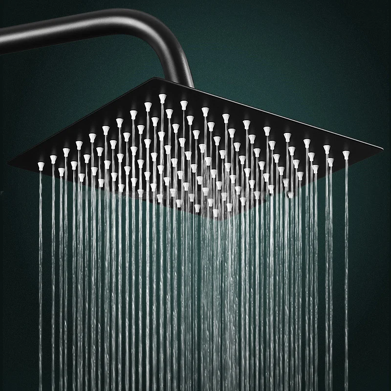 Brazo de ducha montado en el techo, Material de acero inoxidable cromado, accesorios de Hardware para ducha de baño, 1 Uds.