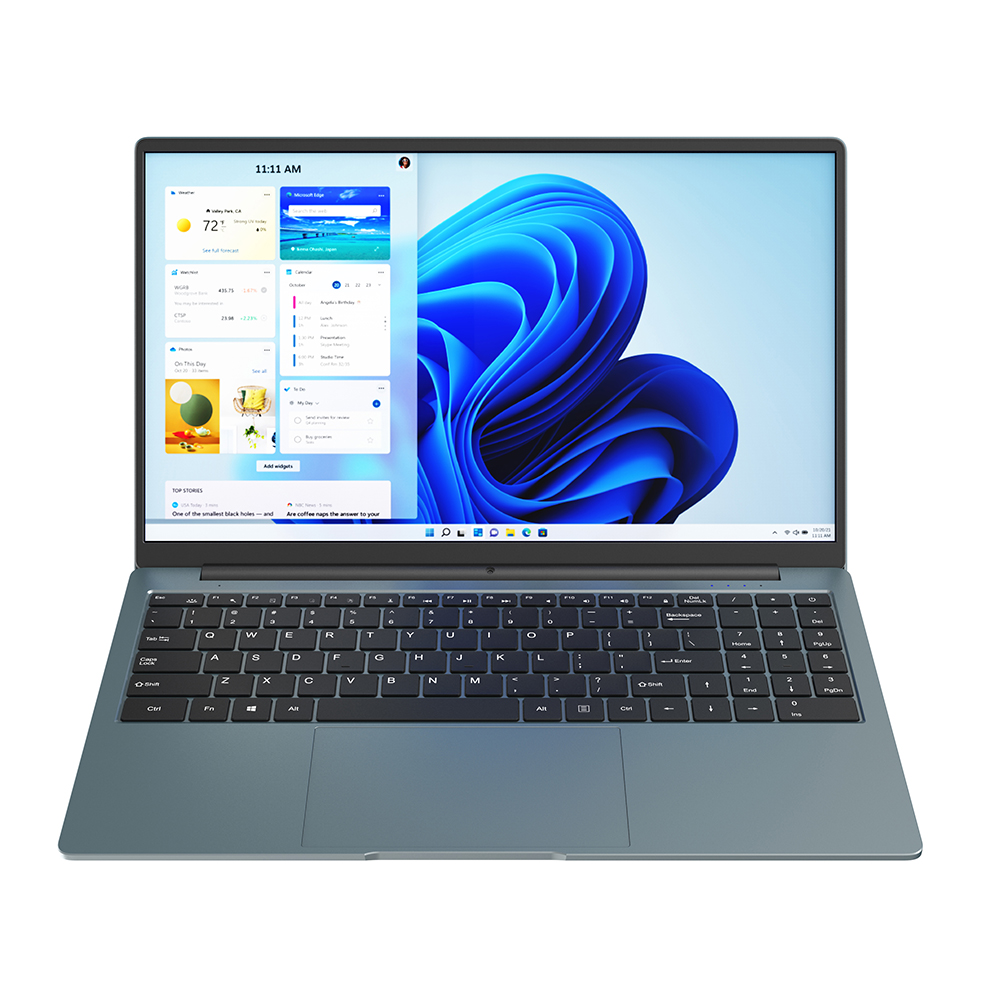 Самый дешевый 15,6-дюймовый ноутбук с Windows 11, 16 ГБ ОЗУ, 1 ТБ/512 ГБ/256 ГБ SSD, разблокировка отпечатков пальцев, игровой компьютер