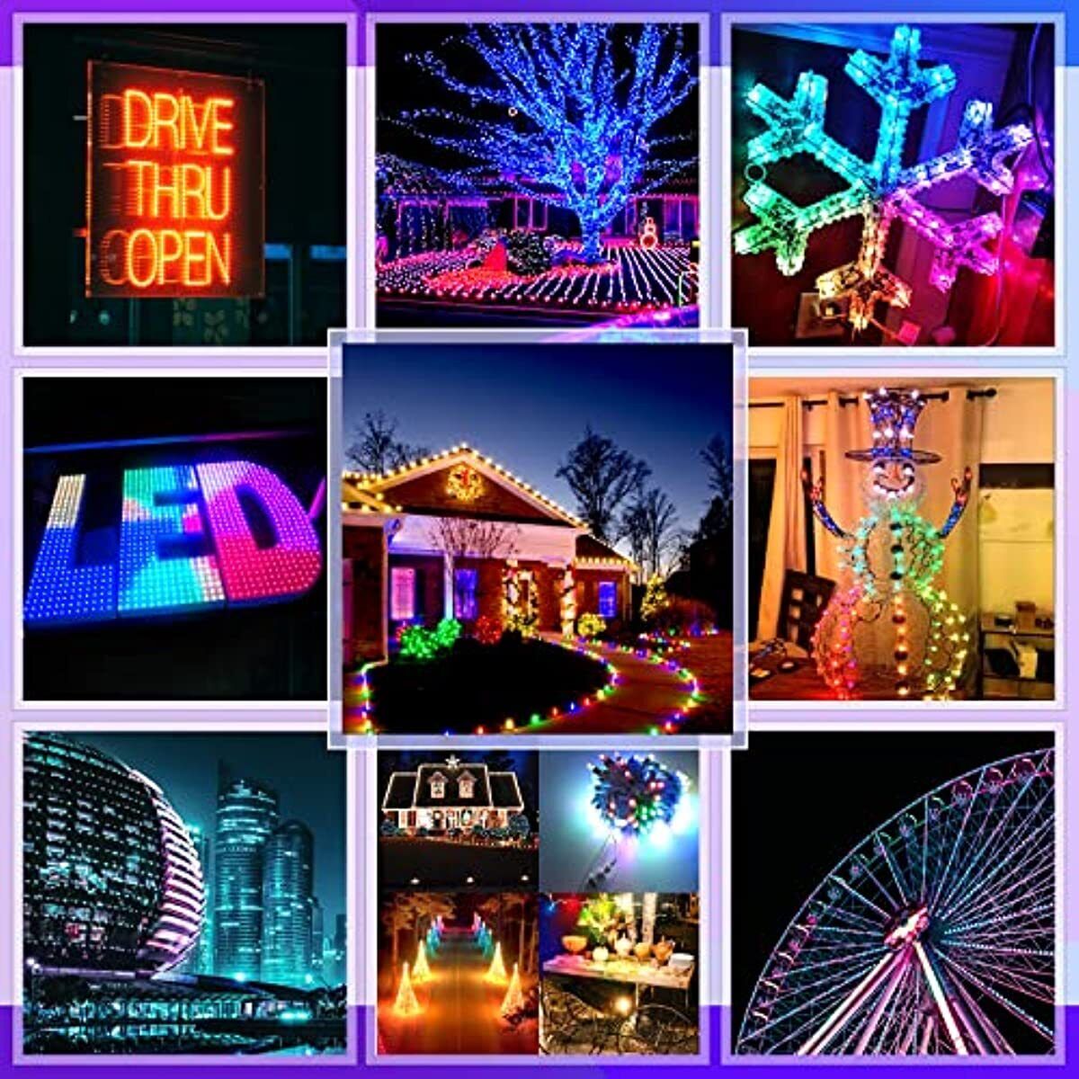 50 stücke 12 MM WS2811 Led String Licht Smart Pixel Modul DC 12 v IP68 Wasserdichte WS2811IC Digitale LED Weihnachten Licht