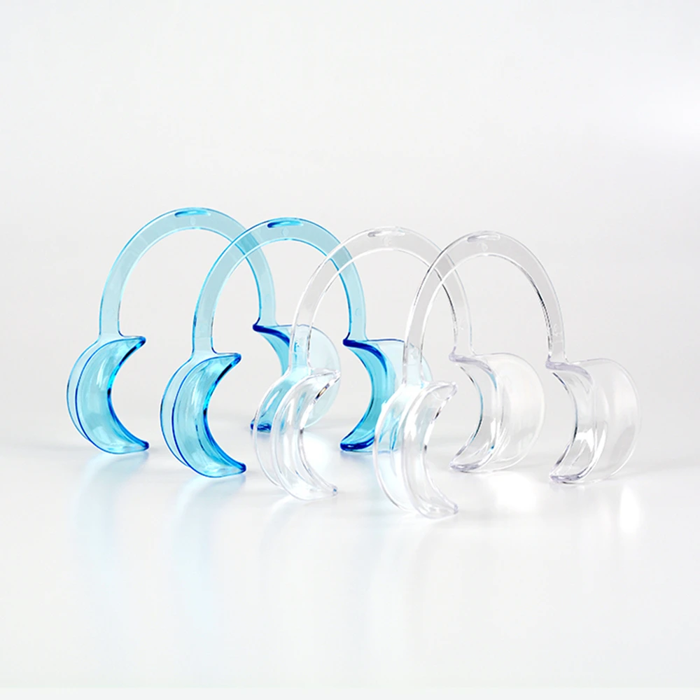 JNSUR 10pcs Dental Mond Opener C Vorm Orthodontische Tandheelkunde Tool Intraorale Zacht Plastic Wang Lip Retractor Mond Expander