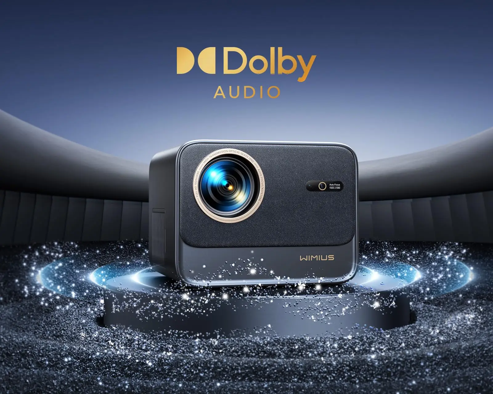 Proyector Wimius 4k compatible con 30000 lúmenes enfoque automático/llavero Full HD 1080p nativo WIFI 6 Bluetooth soporte Dolby Home Theater