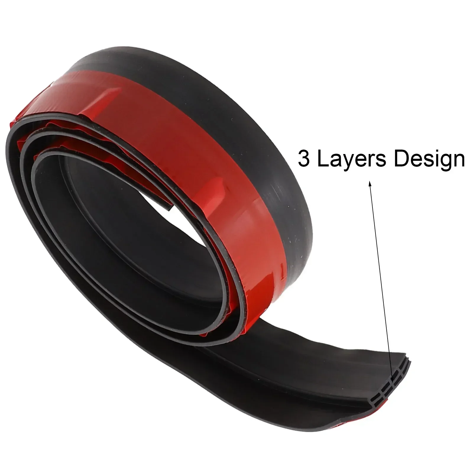 1M Door Bottom Sealing Strip Windproof Dust Stopper Guard Rain Weatherstrip Noise Reduction Insulator Sealer Home Hardware