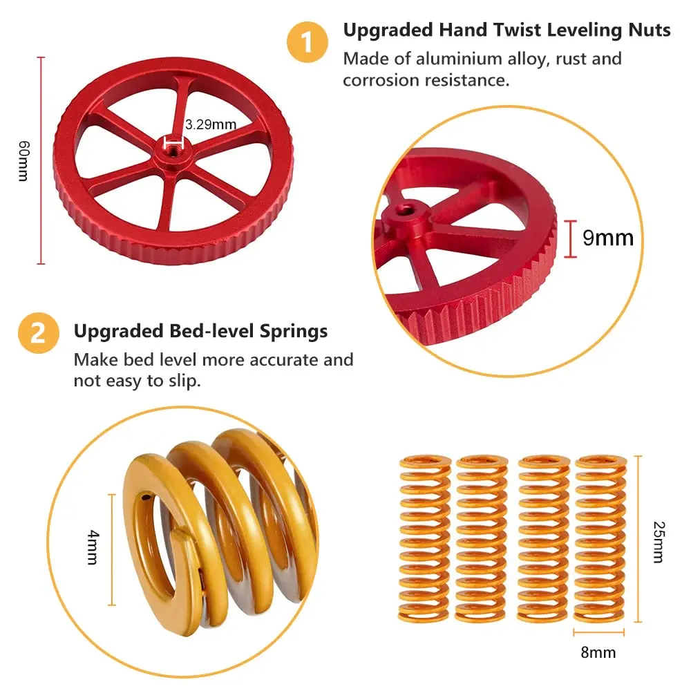 โลหะทั้งหมดอลูมิเนียมไดรฟ์ Feeder Bowden Extruders อัพเกรดชุดอุปกรณ์เสริมสําหรับ Ender 3/Max/Pro/V2 Ender-5 CR-10 Series 3D เครื่องพิมพ์