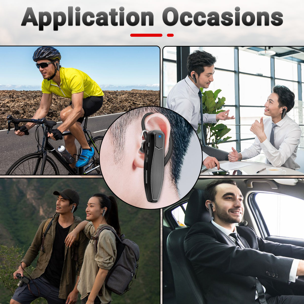 BT-E1 fone de ouvido sem fio bluetooth com carregador para quansheng uv k5 (8) k6 uv 5r plus baofeng UV-5R UV-17 BF-888S rádio