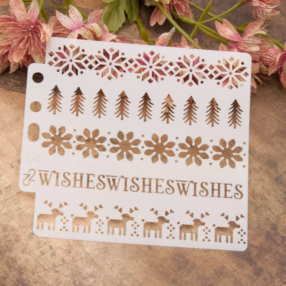 Xinh Xắn Rỗng Stencil Phun Sơn Bản Mẫu Trước Truy Tìm Thước Stencils Cho Tranh Dán Tường Cửa Sổ Thêu Sò Sách Trang Trí