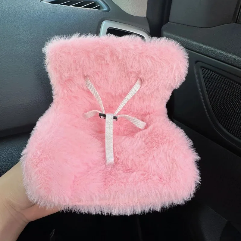 Mini Pluszowa Lalka Fotelik Bezpieczeństwa Kawaii Labubu Idol Kpop Lalka Pluszowa Fotelik Samochodowy Aromaterapia Powietrzna Dekoracja Ozdoba Samochodowa Prezenty