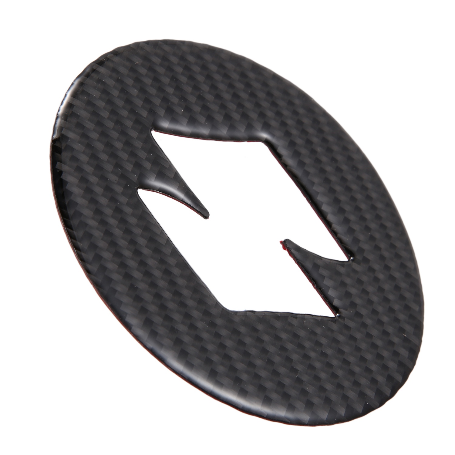 Echte Kohle faser Lenkrad Mitte Aufkleber Abdeckung für Suzuki Jimny