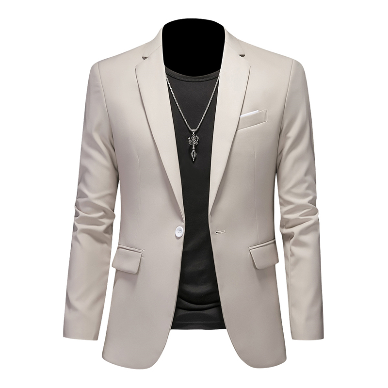 Plus Größe 6XL-M Mode Herren Einfarbig Anzug Jacke Hohe Qualität Business Slim Fit Casual Blazer Formale Soziale Hochzeit Smoking