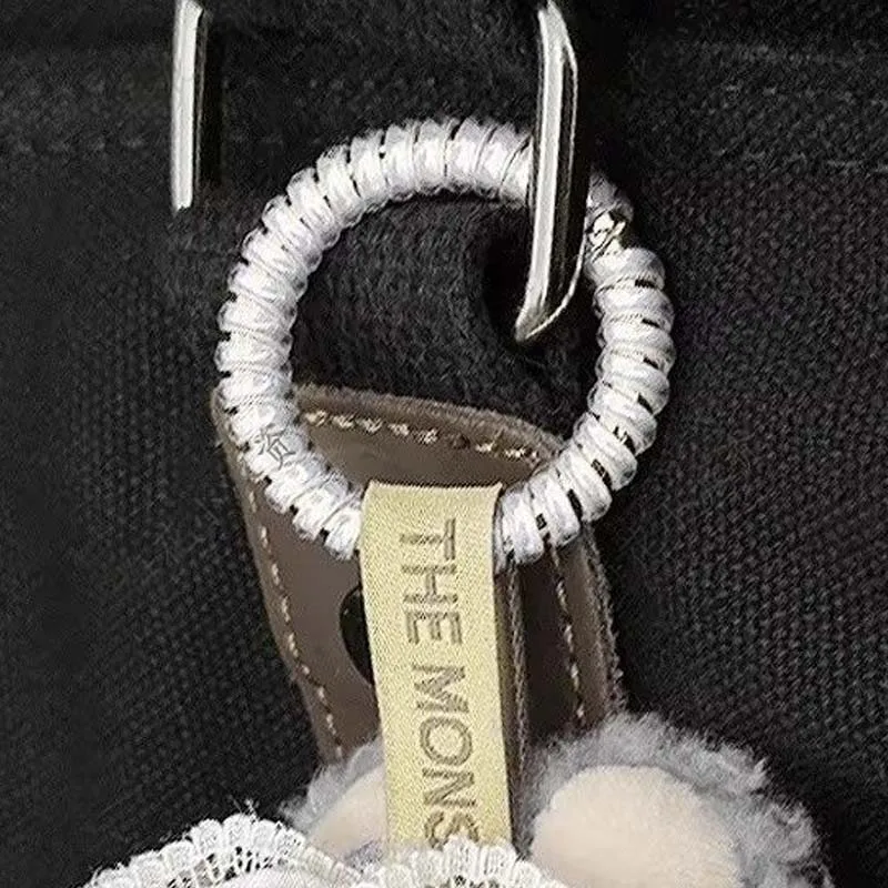 【Only Coils】For Labubu Anti Drop Buckle Silicone Rope Keychain Protection Ring Transparent Winding Fixed Anti Drop