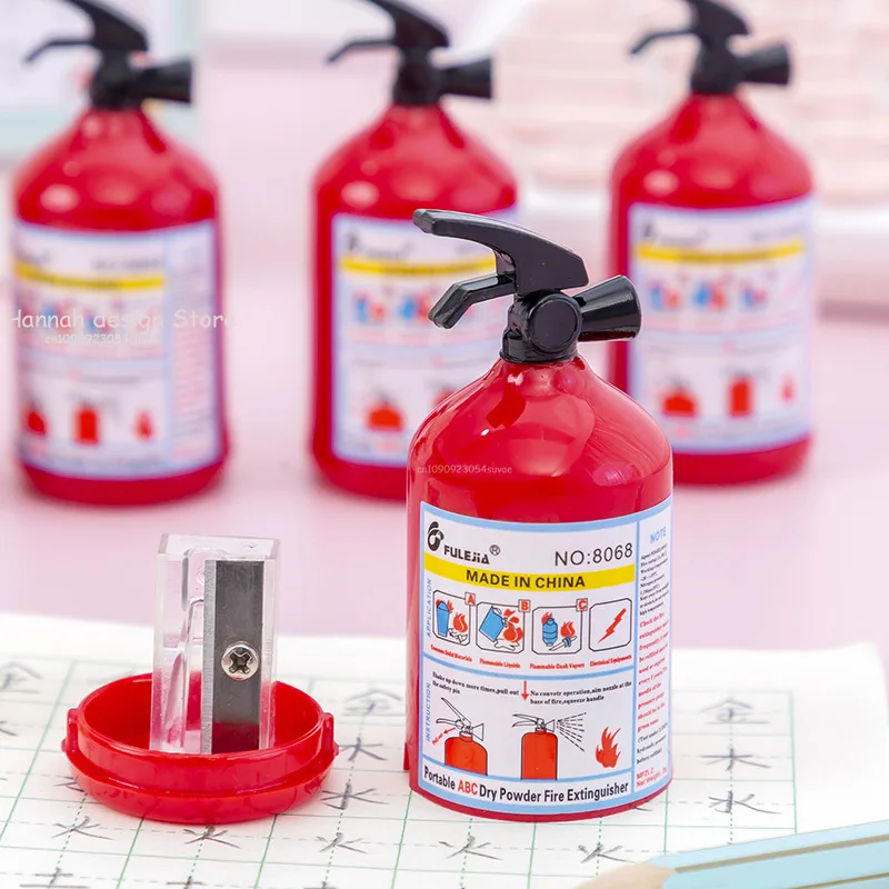 10/5/3/1 Uds. Extintor de incendios creativo novedoso sacapuntas cortador niños premio de estudiante papelería escuela suministros de oficina