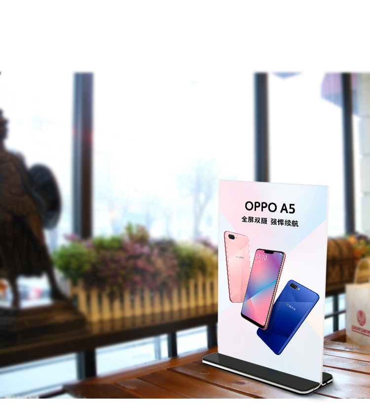 Black background high-definition acrylic multi-purpose display panel A4 A5 46