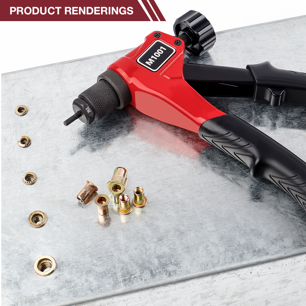 Handmatig klinkmoerpistool M3 M4 M5 M6 Huishoudelijke multi-specificatie klinkmachine, klinkgereedschap, steekmoer snel klinkgereedschap