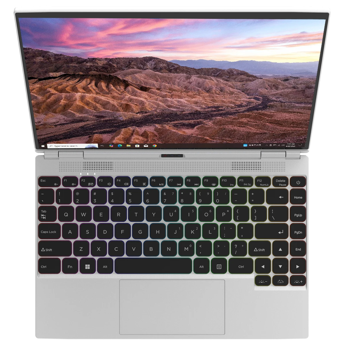 2025 Face ID Laptop 14 Inch 360-degree rotation IPS touch screen 16GB RAM Intel 12th N95 Windows 11 Pro RGB Keyboard Portable Pc