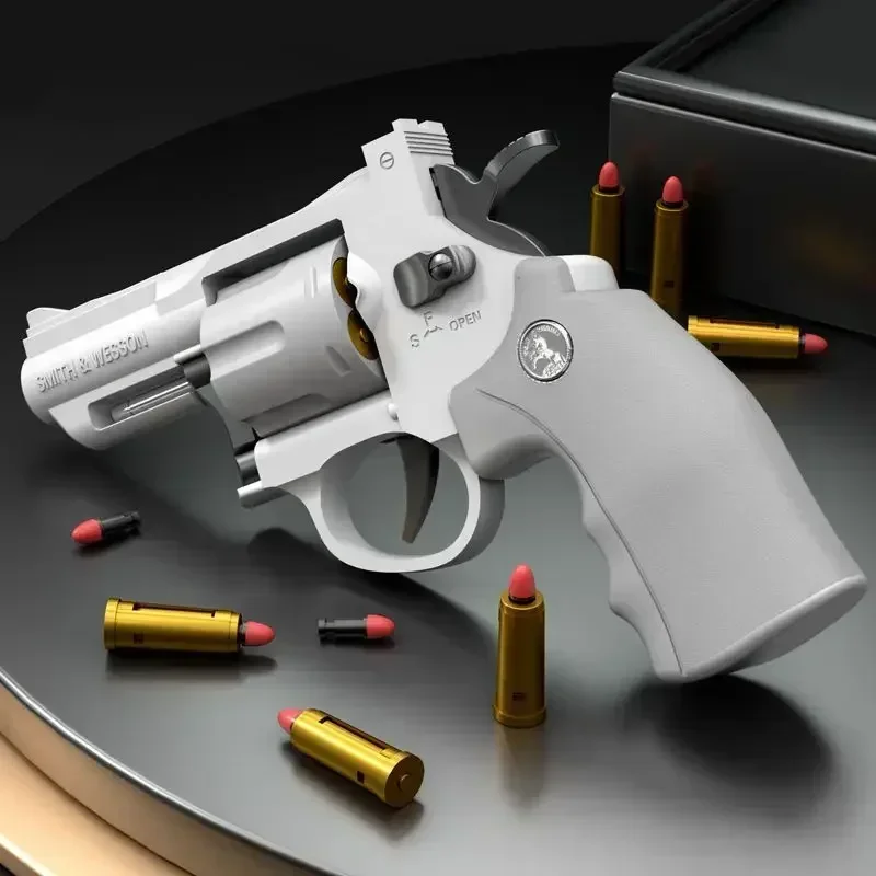 ABullet Accessory for ZP5 357 Revolver Launcher EVA Soft Dart Bullet and Shell for Airsoft Toy Gun
