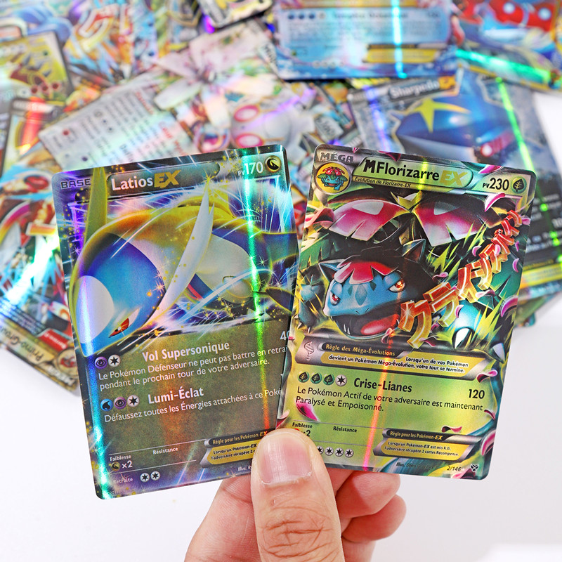 20 piezas nuevas tarjetas Pokemon francesas Vstar V GX MEGA TAG TEAM EX juego tarjeta de batalla gran oferta