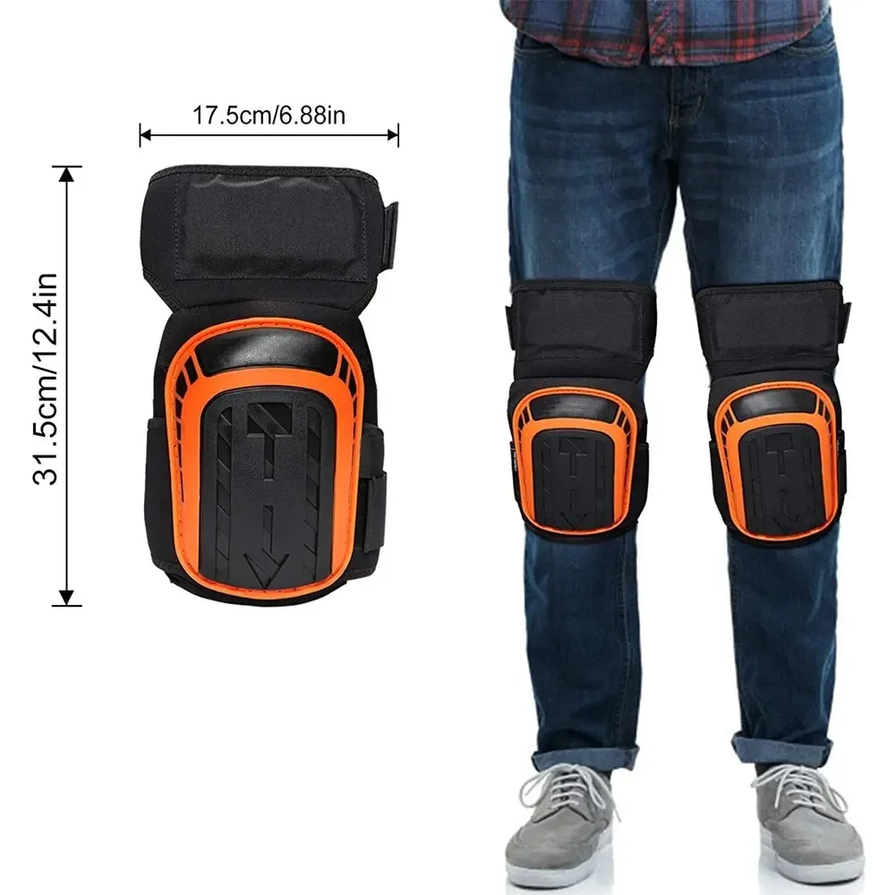Professional Heavy Duty EVA Foam Padding Knee Pads with Comfortable Gel Cushion and Adjustable Straps for Work and Gardening.