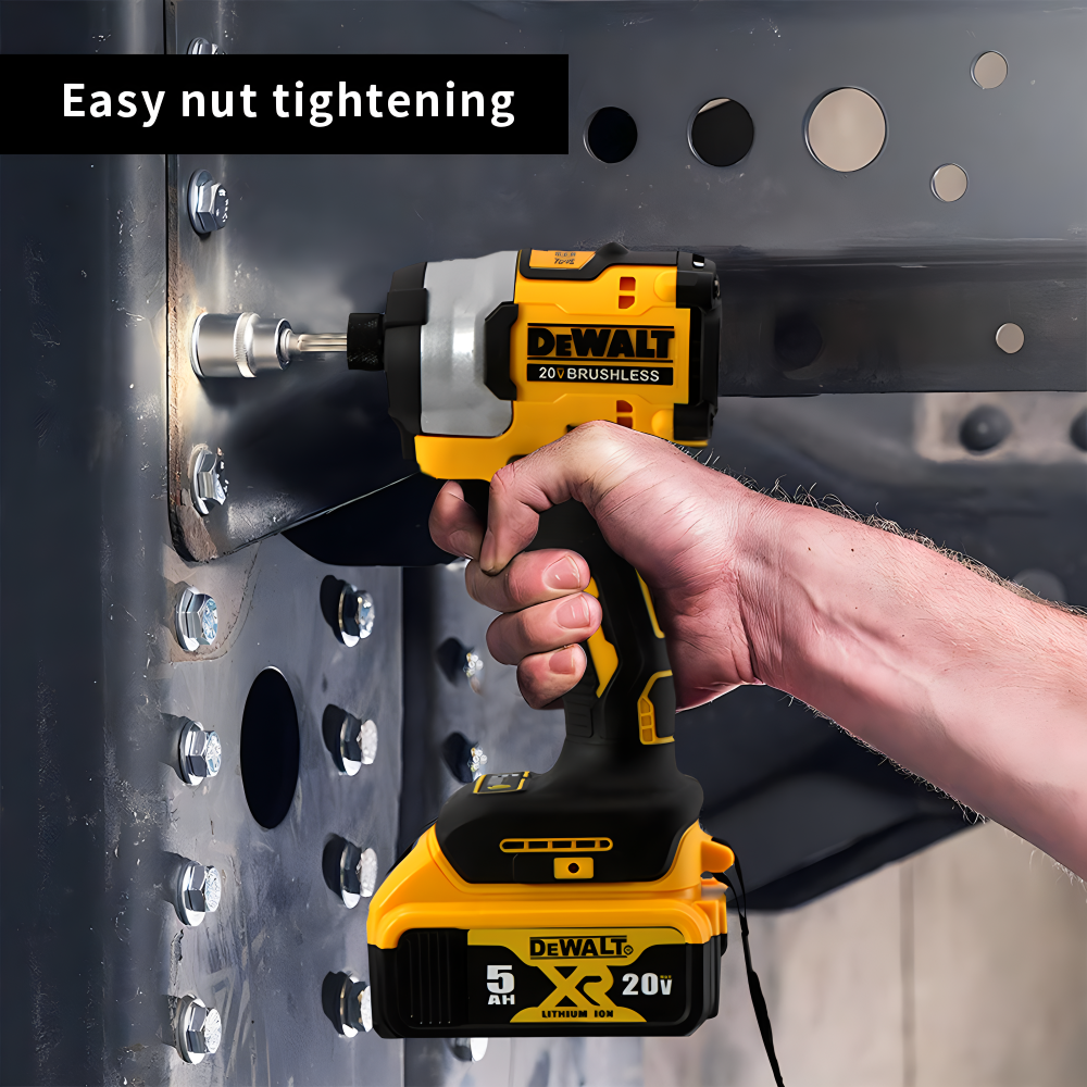 DEWALT DCF850 Slagschroevendraaier 205NM Borstelloze Accuschroevendraaier 20V Batterij Oplaadbare Elektrische Klopboormachine Elektrisch Gereedschap
