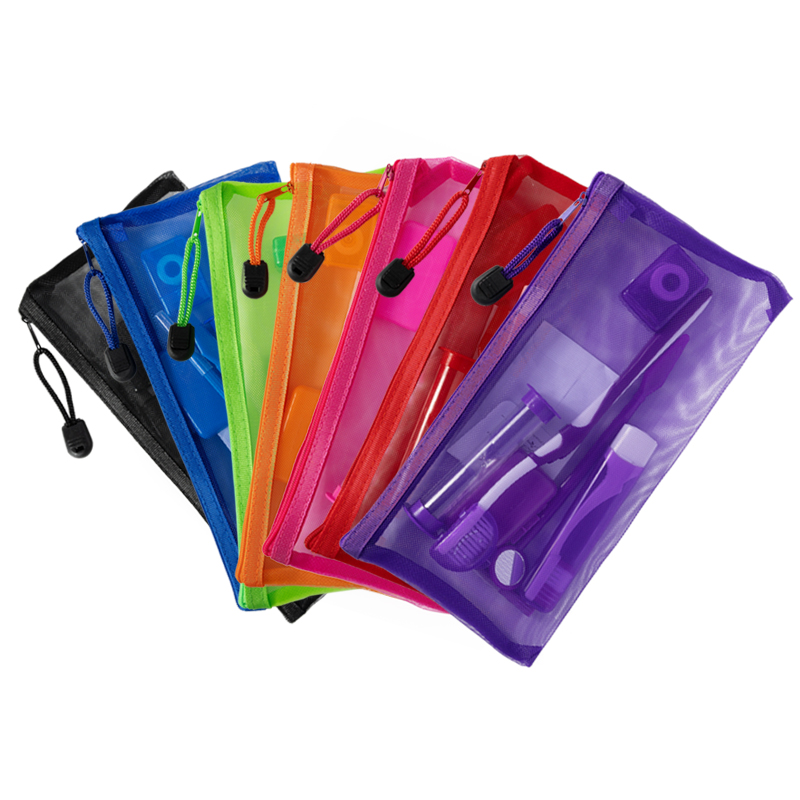 Orthodontic Oral Care Kit Dental Brace Cleaning Kit Protable Travel Kit Patient Ortho Wax Floss Interdental Brush Mirror