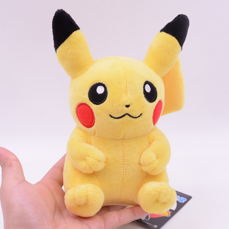 20CM Pikachu Plüschpuppe Pokemon Plüschtier Niedliches Cartoon-Tier Peluche Geschenk für Kinder