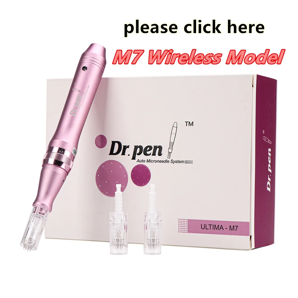 Có Dây Dr Pen Ultima M7 Micro Chuyên Nghiệp Derma Bút Chăm Sóc Da Dụng Cụ Làm Đẹp Bút Mesotherapy Tự Động Micro Với 2 Chiếc 12pin Kim