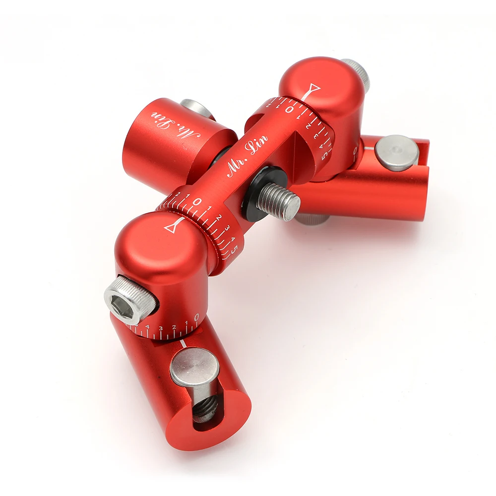 Archery V Bar for Balance Rod Stabilizer 0/5/10 Angle Adjustable Tactical Shock Absorber Damper for Compound Bow