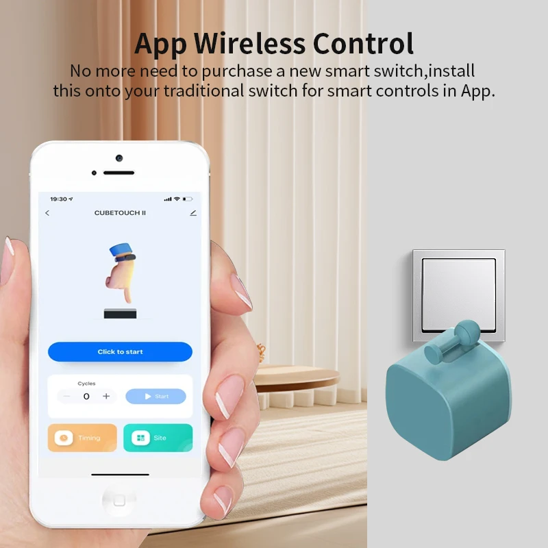 Tuya Bluetooth doigt Robot bouton de commutation vie intelligente APP Fingerbot commutateur sans fil Bot poussoir avec Option passerelle Bluetooth