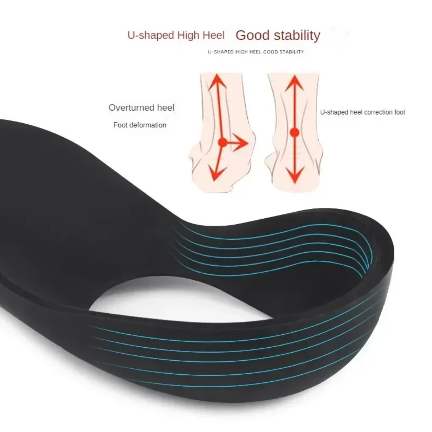 Flat Foot & O-Leg Correction Insoles | Orthopedic Arch Support Insert | Plantar Fasciitis Pain Relief | Unisex Breathable Foot C