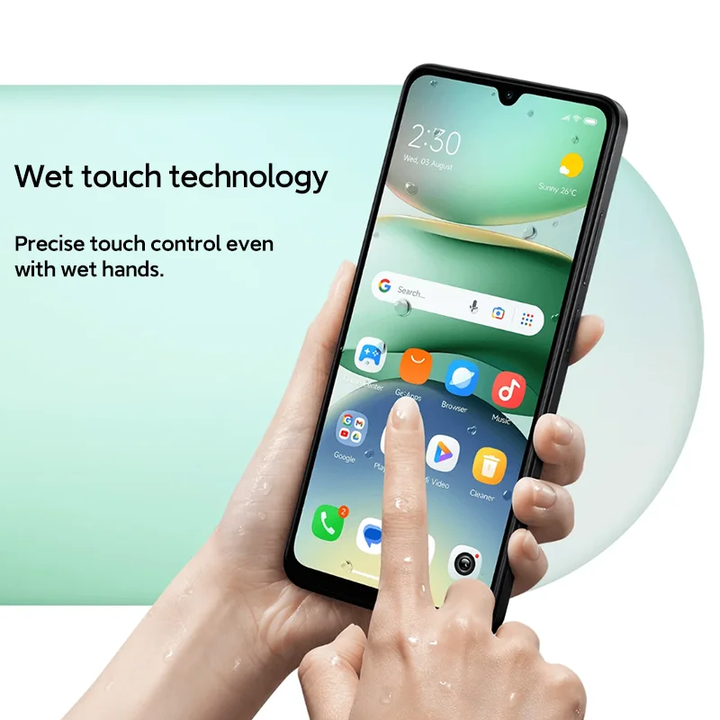 Versão global xiaomi redmi a5 sem nfc 6.88 "120hz display 32mp câmera 5200mah bateria grande android 15 celular