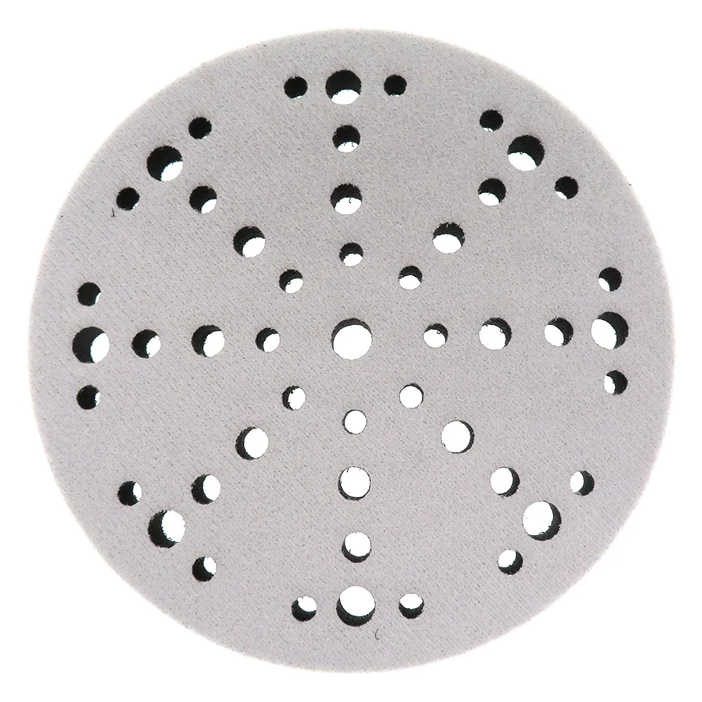 Almohadilla de interfaz suave de 6 pulgadas, 150mm, 48 agujeros, esponja amortiguadora para almohadillas de lijado, herramientas abrasivas para automóviles y motocicletas y madera, 2 uds.