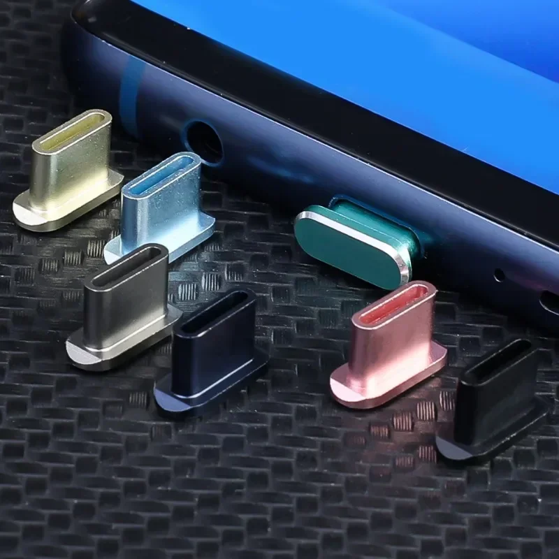 1/4 шт. металлическая пылезащитная заглушка USB типа C для iPhone 15 Pro Max Plus 15PM, защита порта зарядки типа C для мобильного телефона, крышка, пробка