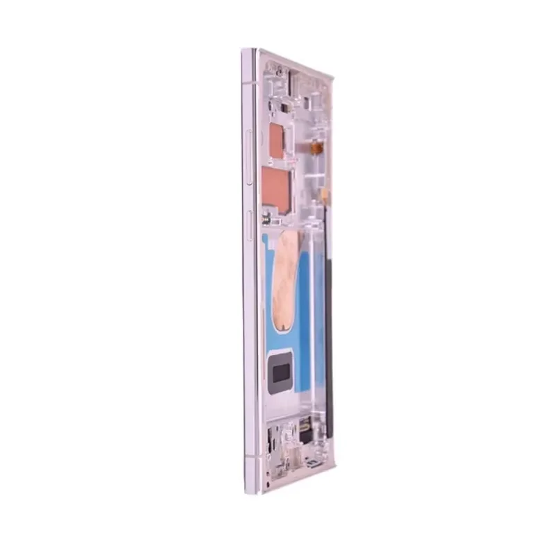 AMOLED S23 Ultra Screen Assembly for Samsung S23 Ultra S918B S918B/DS Lcd Display Digital Touch Screen Replace with Frame