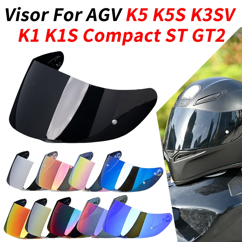 Dla AGV K5 K5S K5-S K3SV K1 K1S Compact ST kask motocyklowy osłona na soczewki okulary pełno face Pin Accesorios Para Moto Casque