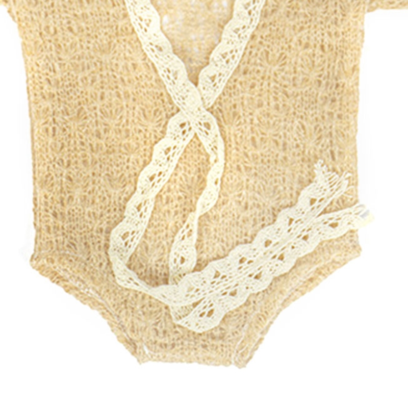 ニットの写真アクセサリー,赤ちゃんの撮影のための写真撮影,ロンパース,肌に優しいドレス,2個