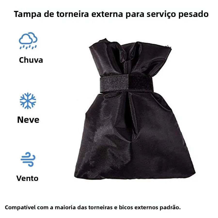 Capa de torneira externa, isolamento de proteção contra congelamento de inverno para torneiras de água, protetor de torneira de jardim
