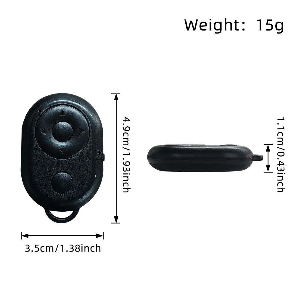 Bluetooth-Fernbedienung für iPhone Xiaomi IOS Android Phone Universal-Fernbedienung Selfie Stick Bluetooth-Kamera-Controller